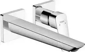 Hansgrohe Logis 2-jų dalių praustuvo maišytuvas iš sienos 206mm, chromas