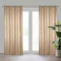 Eurofirany ZAS/ELISE/BEIGE+SZ 140X250 PERĖJIMAS