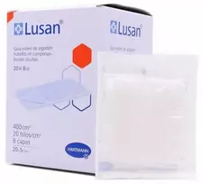 Hartmann Lusan Cotton Gauze tvarsčiai 20 vnt iš 5
