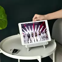 Dėžutė nosiniams su telefono rankena - pilka