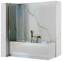 Vonios sienelė Rea Elegant, 80 cm, Gold