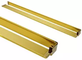 Rankšluosčių kabykla-lentynėlė dušo sienelėms Rea Evo, Gold