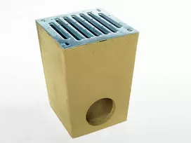 SELF Trapas su cinkuotom grotelėm Dn100 ACO #01581