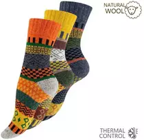 Vca Textil Norvegiškos vilnonės kojinės , unisex, Hygge, 3 poros