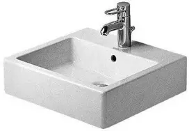 Duravit Vero praustuvas, baldinis praustuvas, Viršutinė kriauklė, Keramika, Baltas, 500 mm