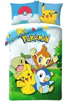 Patalynė bawełniana 140x200 Pokemon poszewka 70x90 Kids 12 Halantex