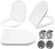 rea KLOZETO SĖDYNĖ UF DUROPLAST FLAT Baltas