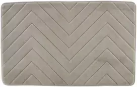 Beldray LA032647LGRYUFFEU7 Antibac Chevron atminties putų vonios kilimėlis