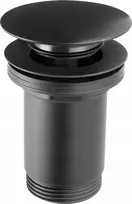 Ferro S285-BL-B DRAIN / CLICK-CLACK KAIŠTUKAS ROTONDO SU PERPLŪDU G5/4 Juodas FERRO // S.DRAIN.CLICK-CLACK-F-S285-BL-B