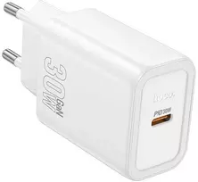 Phone charger Hoco USB C QC PD 30W N62 baltas