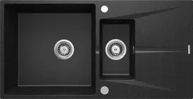 Deante granitinė virtuvinė plautuvė Deante Corio ZRC_2513, Graphite