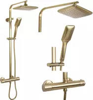 Dušo maišytuvas Rea TOM BRUSHED GOLD Termostat