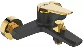 Vonios maišytuvas Laveo Rubio, Juodas/Gold