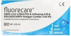 Greitas testas A+B gripo virusai/RSV/Covid/ADV/RhV/PIV/hMPV (8 virusai viename teste)