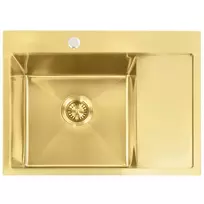 rea Plieninė kriauklė Fin BRUSH GOLD