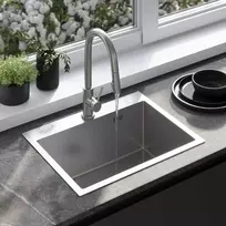 rea Plieninė kriauklė Liam BRUSH NICKEL