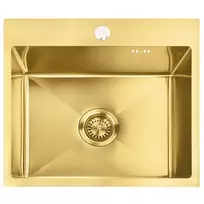 rea Plieninė kriauklė Leo 50 BRUSH GOLD