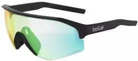 BOLLE LIGHTSHIFTER Juodas Matte/Phantom Clear Žalias sportiniai saulės akiniai