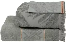 Atmosphera 3 medvilninių WILD ROMANCE vonios rankšluosčių rinkinys 400g/m²