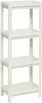 5five Simply Smart Siaura plastikinė vonios lentyna NIV 4 lygių, 37,5 x 22,5 x 100 cm