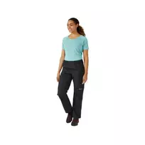 Moteriškos patrumpintos kelnės nuo lietaus Rab Downpour Eco Full Zip Pants Trumpintos - Juoda - XL