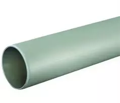 Wavin 32 x 3000 mm pilkas vamzdis be įvorės, PP