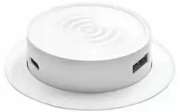 Solight DC64W-PD20 Bezdrátová 15W + USB A+C 20W PD výsuvná nabíječka bílá