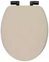 5five Simply Smart ONYX tyliai užsidaranti tualeto sėdynė, 37,5 x 49,9 x 5,2 cm