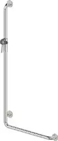 Deante Lehnen vonios kambario rankena su dušelio laikikliu, kairinė, 60/120 cm, Steel