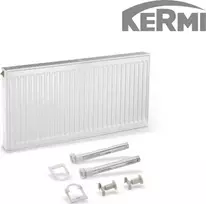 KERMI V 33/300/600 kairysis radiatorius SU 629W KABIAMIS Plieniniai radiatoriai V33