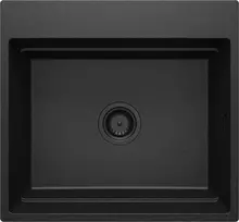 Deante granitinė virtuvinė plautuvė su magnetais Deante Magnetic ZRM_G10A, Metallic graphite
