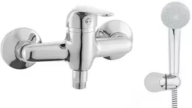 Dušo maišytuvas S-Line Pro, chromuotas, su dušo komplektu