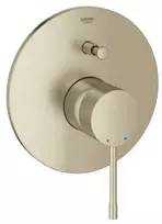 Virštinkinė dalis vonios-dušo maišytuvui Grohe, Essence, Brushed nickel su perjungėju