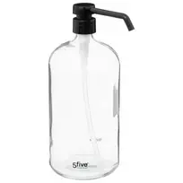 5five Simply Smart Muilo dozatorius, vonios skystis, stiklinė, 1 l