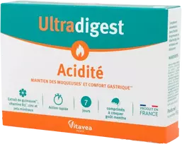 Prancūzija VITAVEA Ultradigest skrandžio rūgštingumui mažinti, 14 kramtomų tablečių