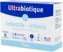 Prancūzija VITAVEA Ultrabiotique gerosios bakterijos vaikams su vitaminais D3 ir A