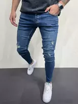 2Y PREMIUM Džinsai Vyrams Mėlyna B7459-1