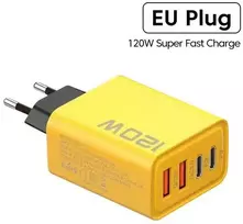 4in1 120W, USB sieninis įkroviklis, 2x USB-C, 2x USB