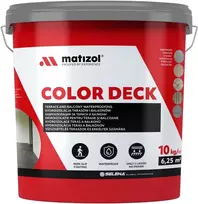 Selena FM S.A. (Lenkija) Hidroizoliacinė danga balkonams ir terasoms Matizol® COLOR DECK, Pakuotė: 10 kg, Spalva: Pilka