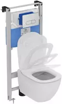 Ideal_Standa WC komplektas TESI su rėmu ir mygtuku CHR