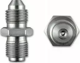 HEL išorinis-išorinis adapteris su kūgiu - 7/16" x 20 UNF (-4 JIC) į 7/16" x 24 GARRETT GT serijos turbokompresorius