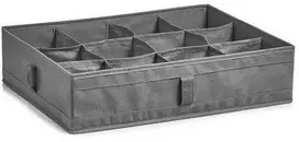 Zeller Tekstilinė spintos tvarkyklė su skyreliais, 44 x 34 x 11 cm