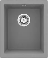 Granitinė virtuvinė plautuvė Deante Ella ZREXS10C, Metallic pilkas