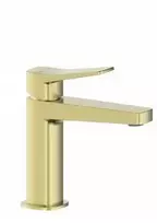 Maišytuvas praustuvui KFA 4522-815-31 / KFA / MALAGA / Baterija UMYWALKOWA STOJĄCA, ZE SPUSTEM CLICK CLACK, PVD BRUSHED GOLD /