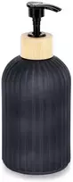 Muilo dozatoriaus stiklas juodas 400 ml