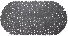 Neslystantis dušo kilimėlis pilkas 68x34 cm