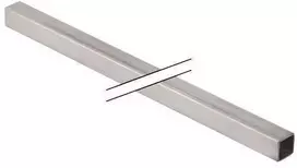 Geberit PLU cinkuotas kvadratinis profilis ( sija )30 х 30 х 2 mm, L 5m