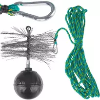 Geko Kaminų valymo rinkinys, ilgis 10 m, skersmuo 150 mm, 1,3kg (1)