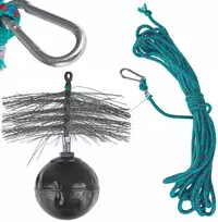 Geko Kaminų valymo rinkinys, ilgis 10 m, skersmuo 175 mm, 1,7kg (1)