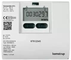 Kamstrup Karšto vandens skaitiklis MULTICAL® 403 1,5 m³/h / 110 mm / 3/4" su baterija grįžtamajam montavimui